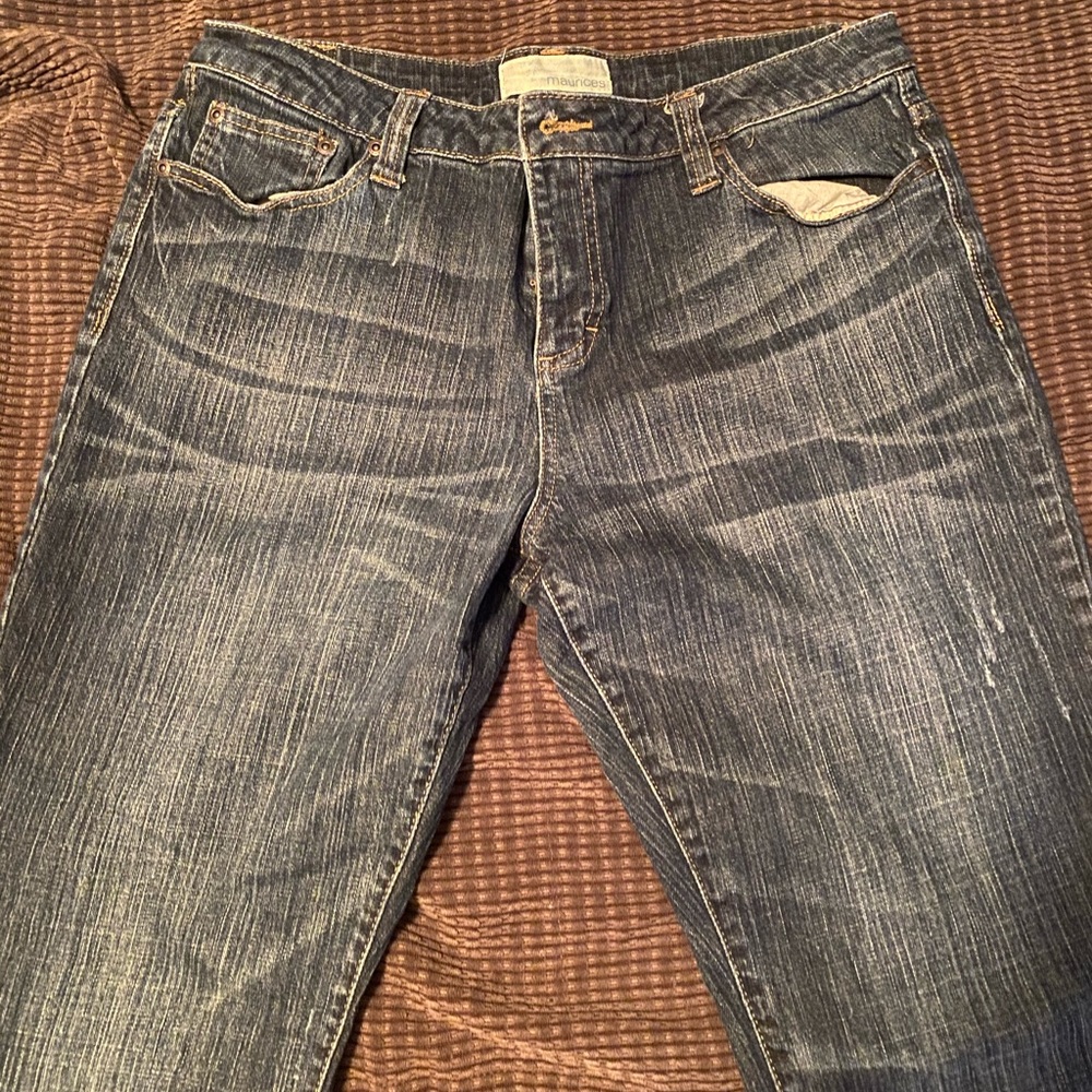 Dark wash blue jeans. Size 13/14.